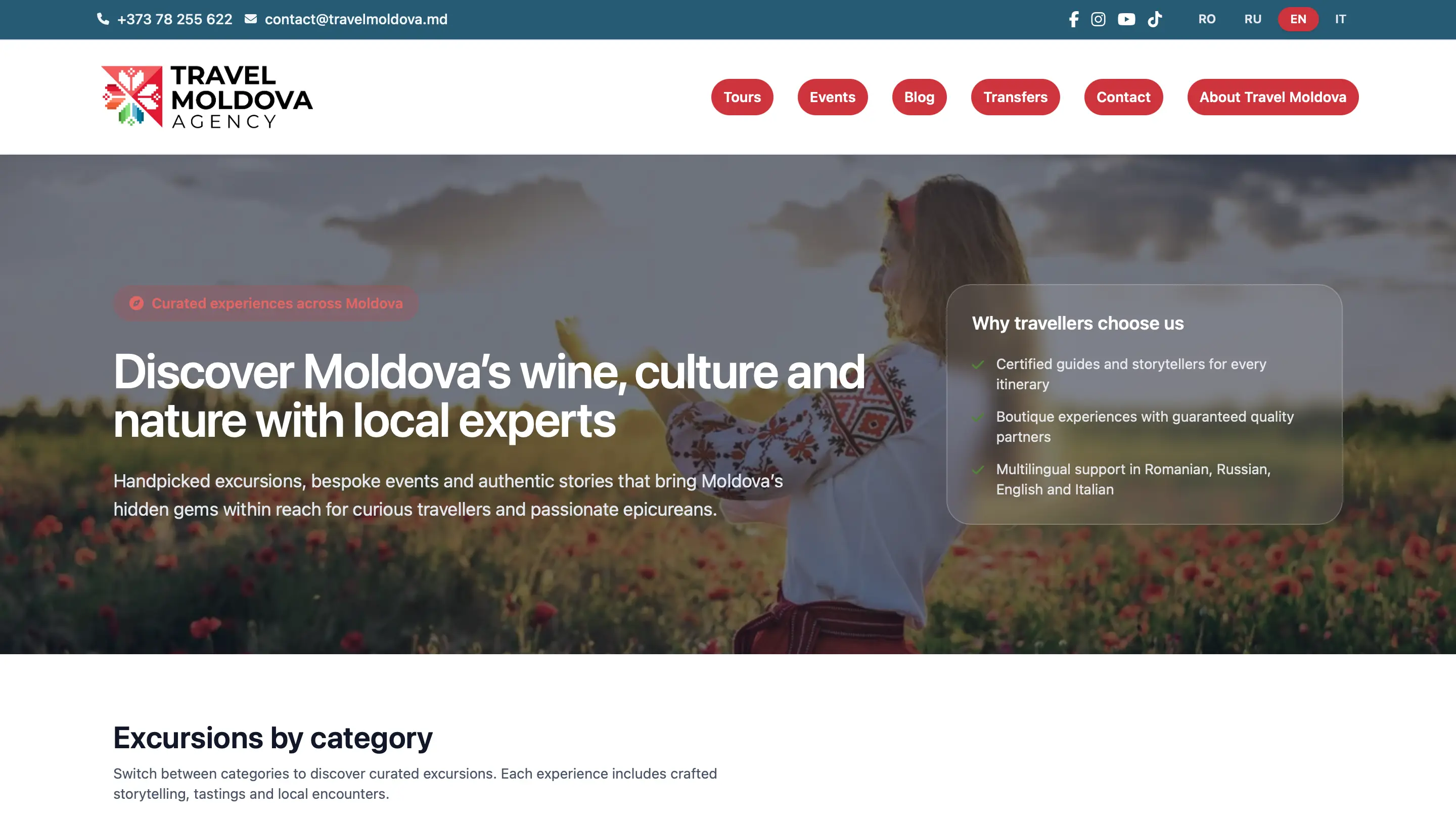 TravelMoldova.md – Platformă turistică pentru descoperirea Moldovei