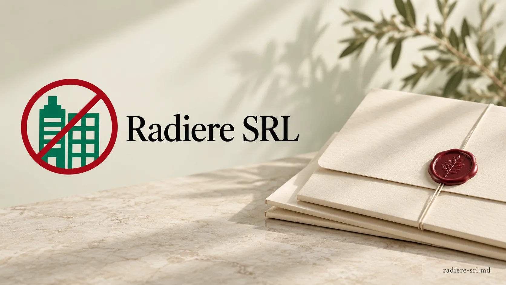 Radiere SRL – Landing page pentru servicii juridice, radiere și lichidare companii în Republica Moldova